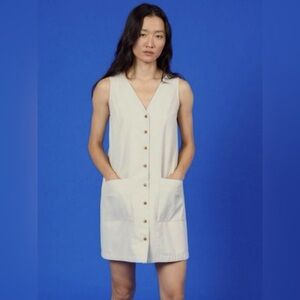 Ilana Kohn Audrey Mini Dress in Stone